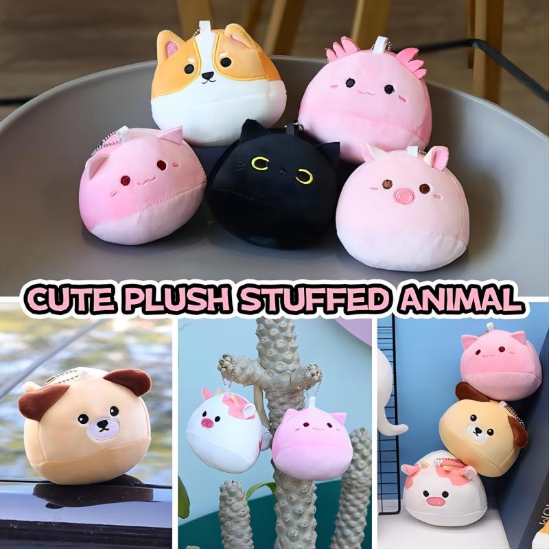 Mini Animal Plush Keychain